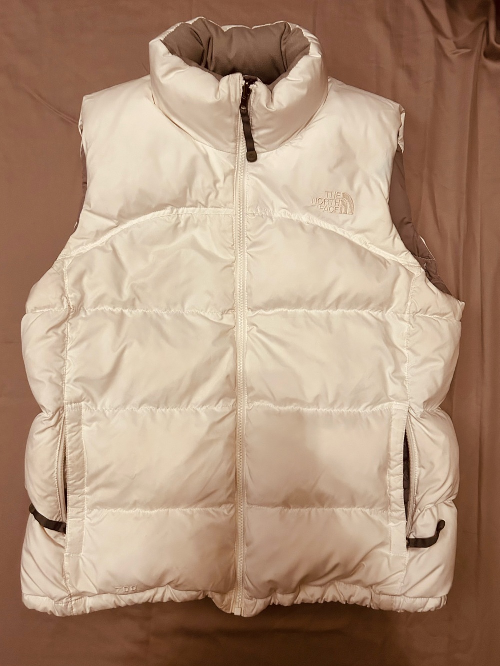 The North Face Cream Puffer Vest Size Large